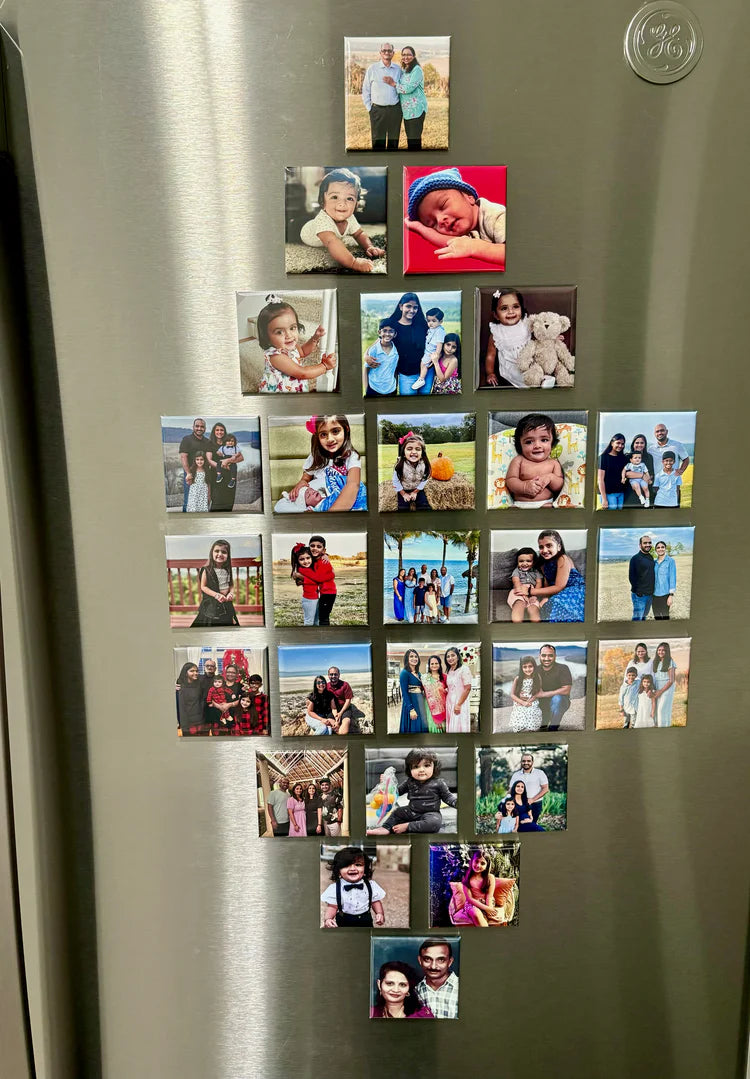 Customized Photo Fridge Magnet  (2.5" x 2.5")