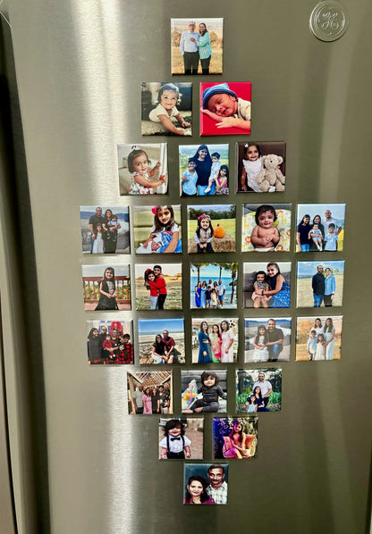 Customized Photo Fridge Magnet  (2.5" x 2.5")