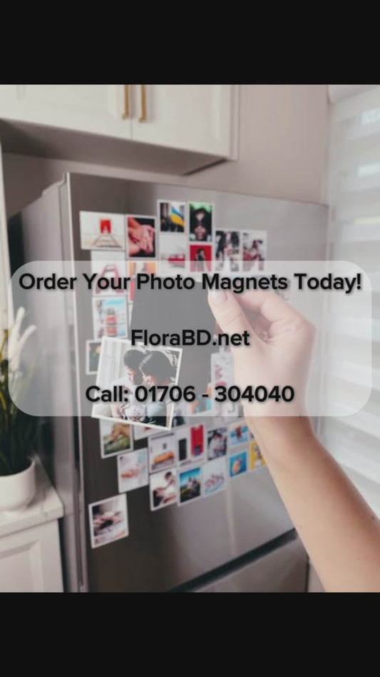 Customized Photo Fridge Magnet  (2.5" x 2.5")